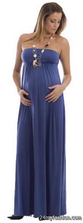 Long maternity dress 2018-2019