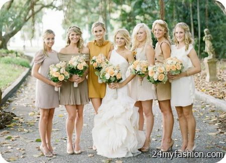 Mix and match bridesmaid dresses 2018-2019
