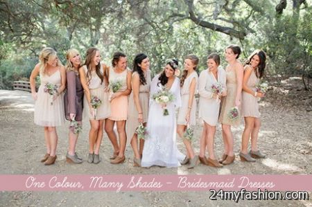Mix and match bridesmaid dresses 2018-2019