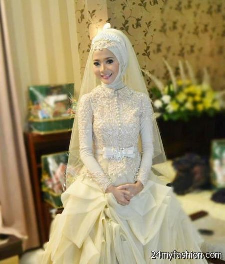 Muslim bridal dress 2018-2019