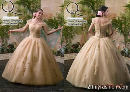 Off the shoulder ball gowns 2018-2019