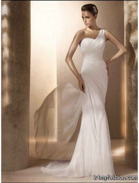 One shoulder bridal gowns 2018-2019