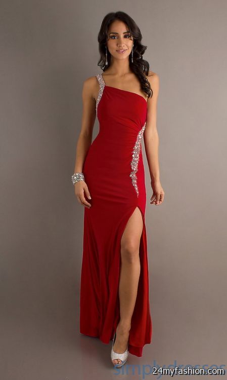 Party red dresses 2018-2019