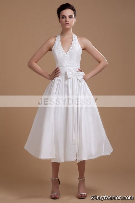 Petite white dresses 2018-2019