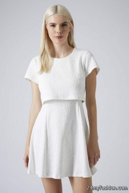 Petite white dresses 2018-2019