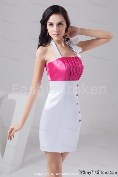Pink and white dresses 2018-2019