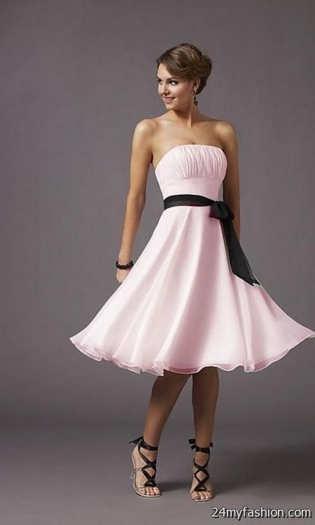 Pink and white dresses 2018-2019