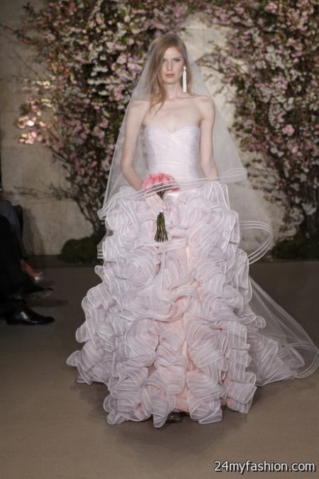 Pink bridal dress 2018-2019