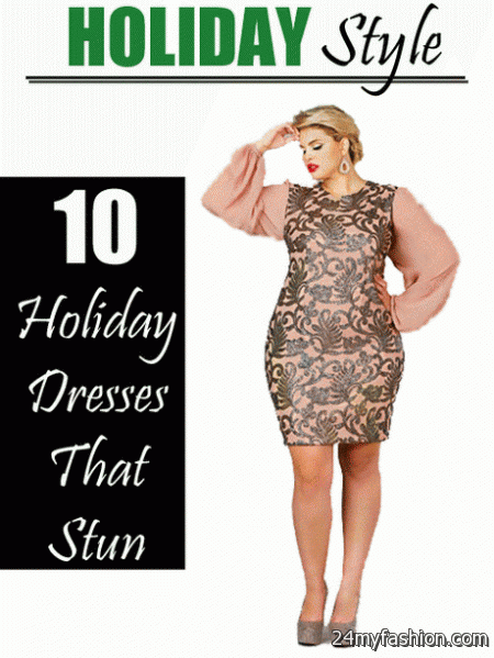 Plus size holiday party dresses 2018-2019
