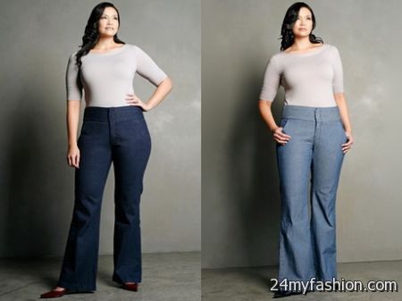 Plus size women jeans 2018-2019