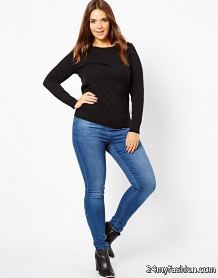Plus size women jeans 2018-2019