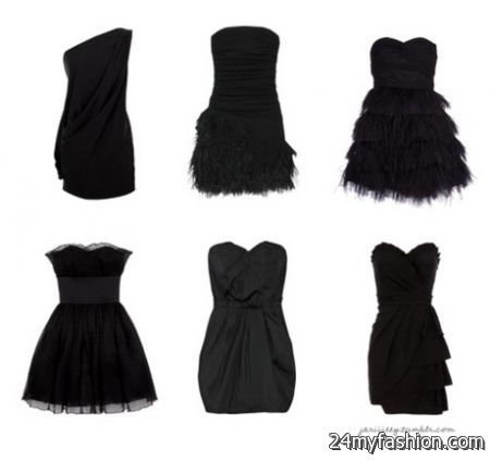 Pretty black dresses 2018-2019