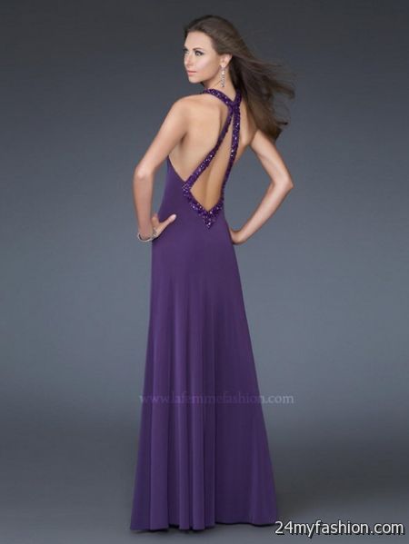 Purple dresses for weddings 2018-2019