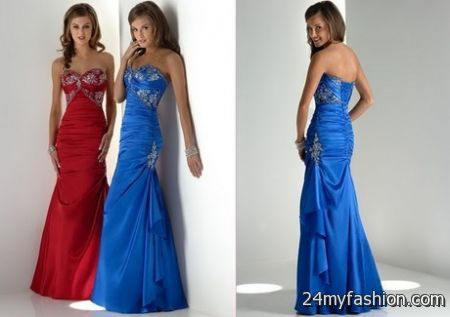 Red and blue dress 2018-2019