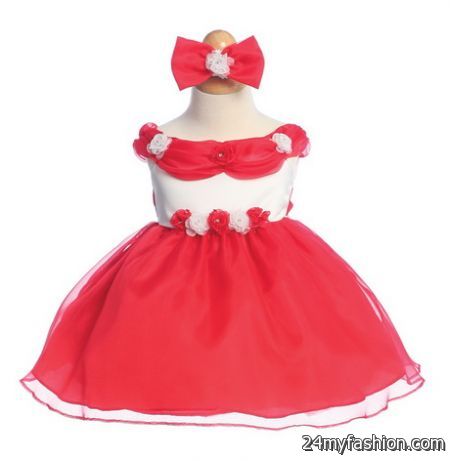 Red baby dress 2018-2019