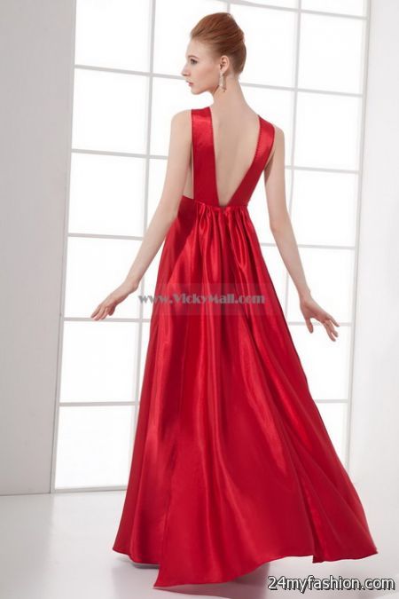 Red evening dresses for women 2018-2019