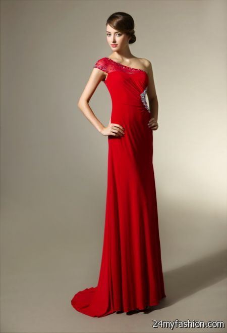 Red gown dresses 2018-2019