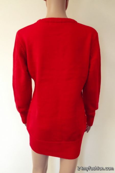 Red jumper dress 2018-2019