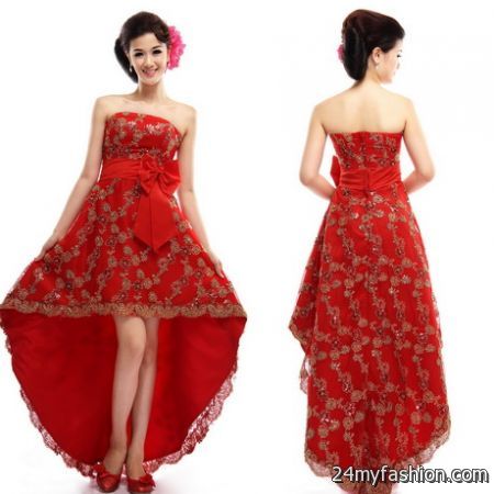 Red party dresses for women 2018-2019