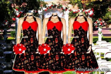 Rockabilly bridesmaid dresses 2018-2019