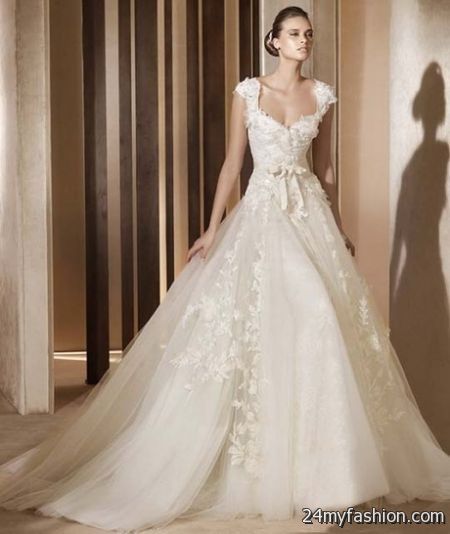Romantic lace wedding dresses 2018-2019