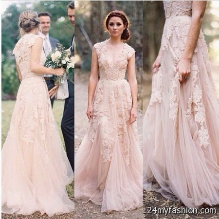 Romantic vintage wedding dresses 2018-2019
