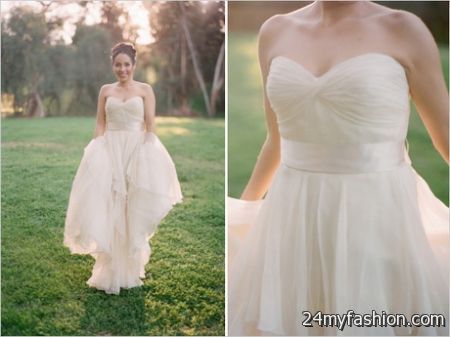 Romantic wedding gowns 2018-2019