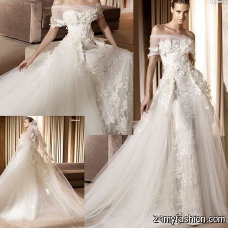 Romantic wedding gowns 2018-2019