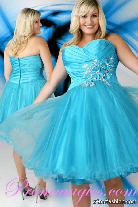 Short plus size prom dresses 2018-2019