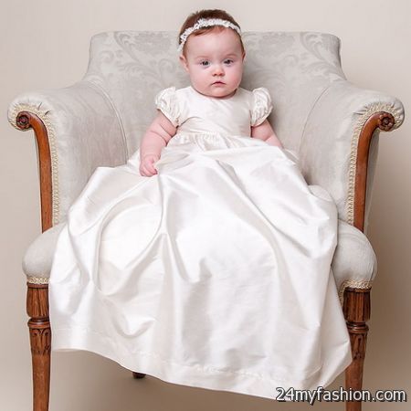 Silk christening gowns 2018-2019