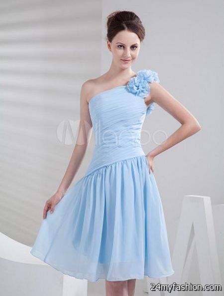 Sky blue bridesmaid dresses 2018-2019