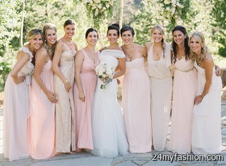 Summer wedding bridesmaid dresses 2018-2019