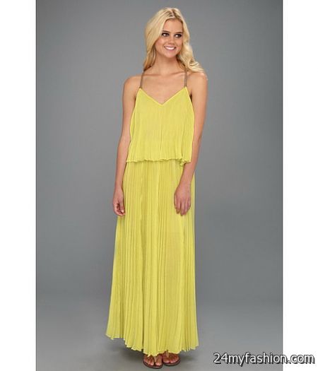 Tiered maxi dresses 2018-2019