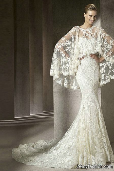 Unique lace wedding dresses 2018-2019
