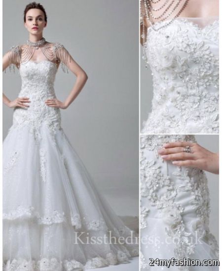 Unique lace wedding dresses 2018-2019