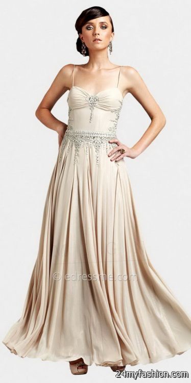 Vintage inspired evening gowns 2018-2019
