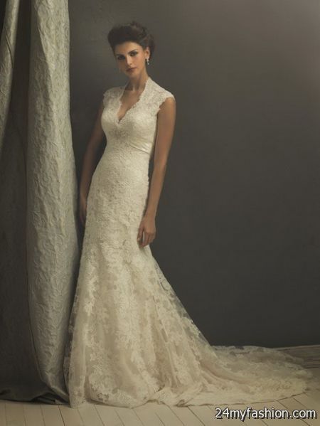 Vintage lace wedding gowns 2018-2019