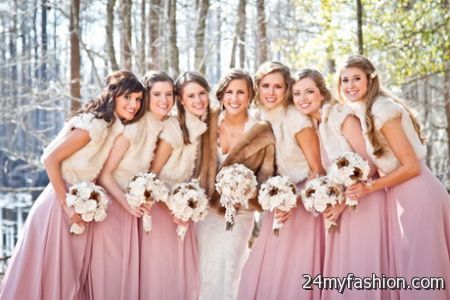 Wedding bridesmaids dresses 2018-2019