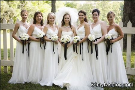 Wedding bridesmaids dresses 2018-2019