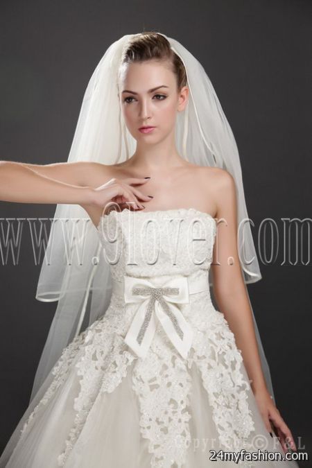 Wedding dresses and veils 2018-2019