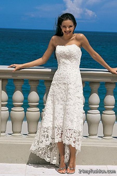Wedding dresses for beach weddings 2018-2019