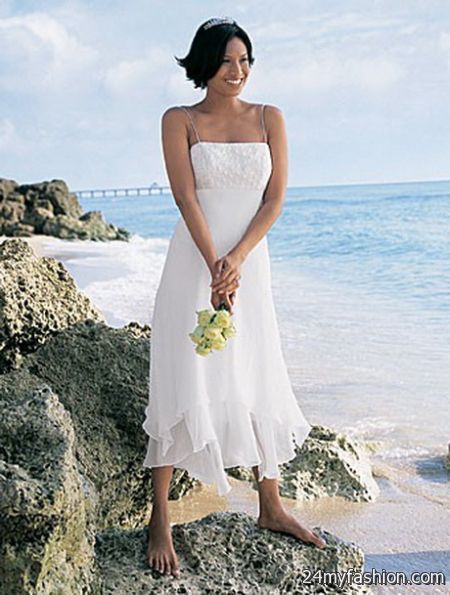 Wedding dresses for the beach 2018-2019