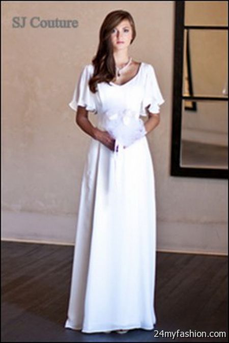Wedding dresses for the older bride 2018-2019