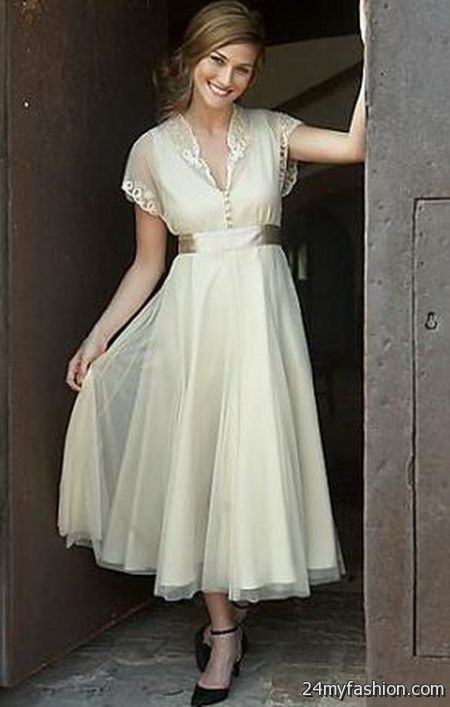 Wedding dresses vintage style 2018-2019