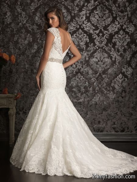 Wedding dresses with lace 2018-2019