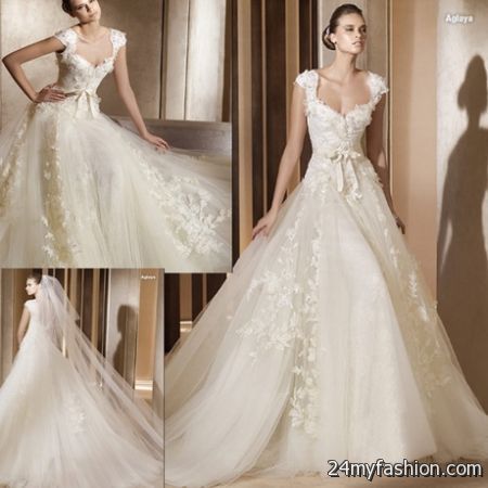 Wedding dresses with lace 2018-2019
