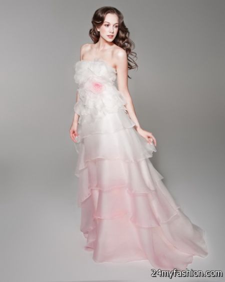 White and pink dress 2018-2019
