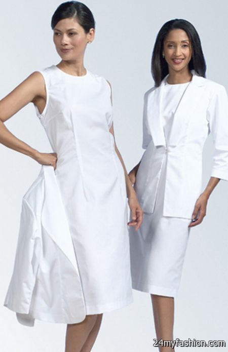 White dress suit 2018-2019