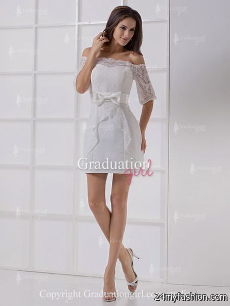 White dresses for graduation 2018-2019