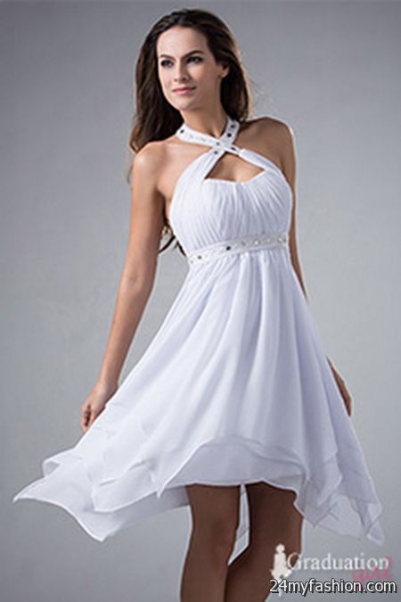White dresses for graduation 2018-2019